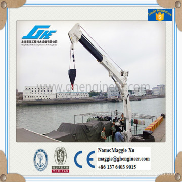 luffing Hydraulic Telescopic Boom Marine Crane